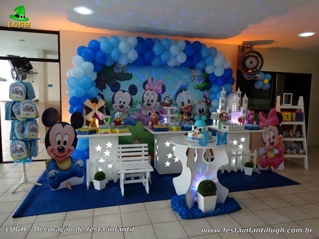 Decoração festa Baby Disney - Aniversário infantil decorado em mesa provençal Decoração festa Baby Disney - Aniversário infantil decorado em mesa provençal