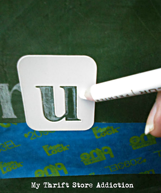 How to create perfect chalkboard lettering with stencils how to stencil a chalkboard