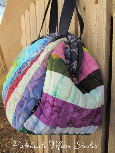 Patchouli Moon Studio~ Batik Scrappy Companion Carpet Bag