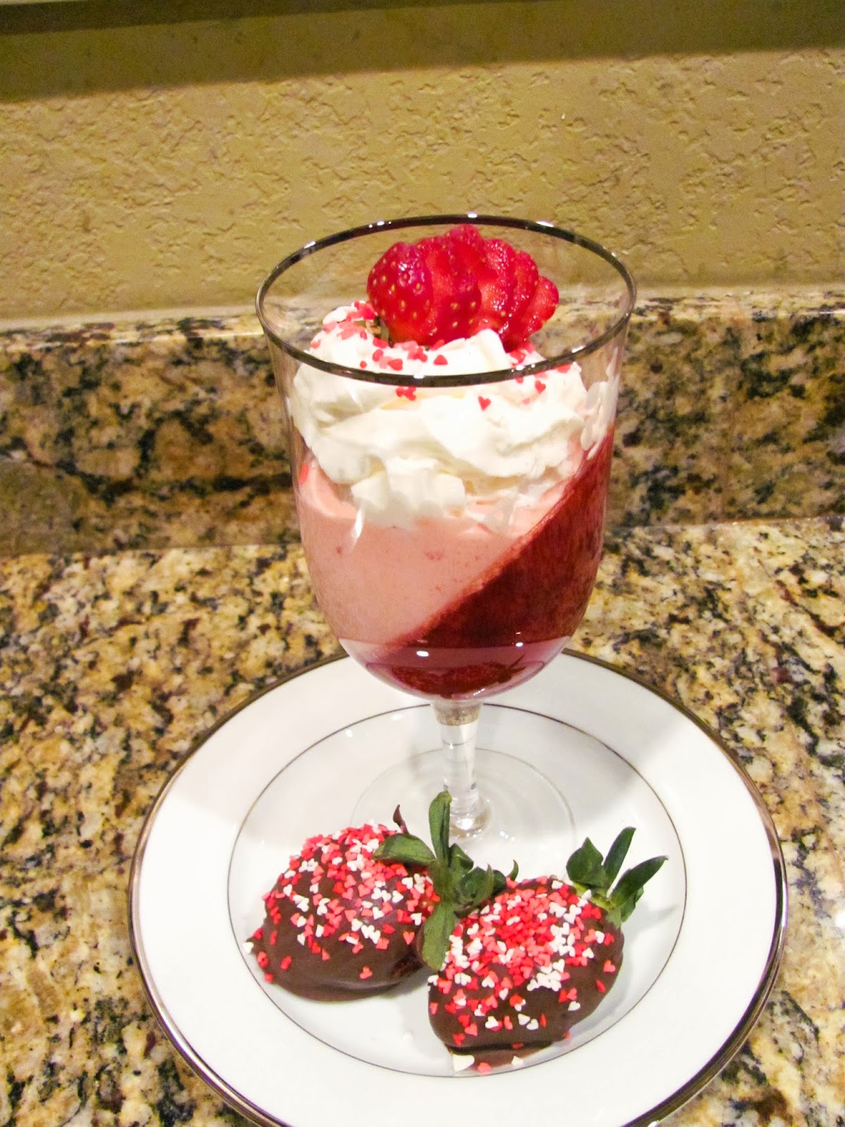 With Blonde Ambition Ombré Jello Parfaits