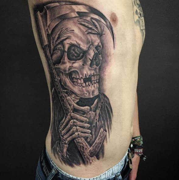 50 Cool Grim Reaper Tattoo Designs & Ideas (2018