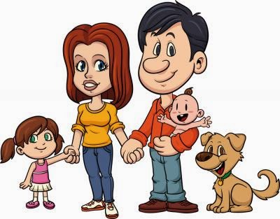 10 Gambar Kartun Keluarga Bahagia