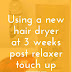 3 Weeks Post Relaxer: Using a New Hair Dryer