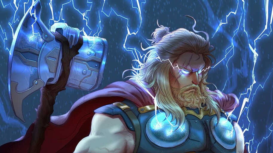 Thor, Stormbreaker, Lightning, 4K, #4.2300