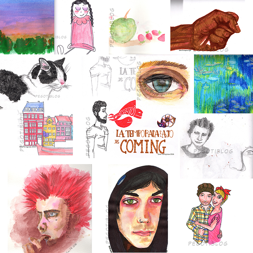 Retrato Mandu - El Pegotiblog - Ilustración y diseño gráfico