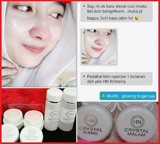 Paket Cream HN Kristal 25gr asli/murah/original/supplier kosmetik