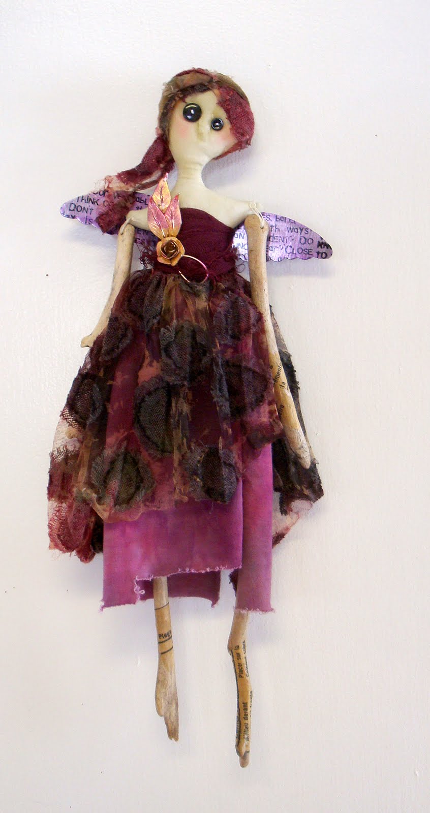 Adventures in Art Mixed Media Doll