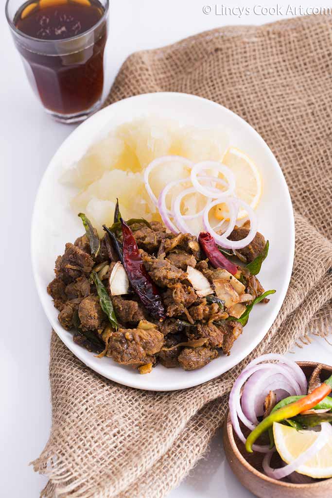 Beef Ularthiyathu| Kerala Beef Fry| Beef Roast ~ Lincy's Cook Art