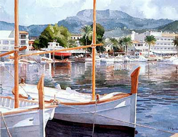 Mallorca en Pintura Juan V. Aguilar Caballero (1967 ?)