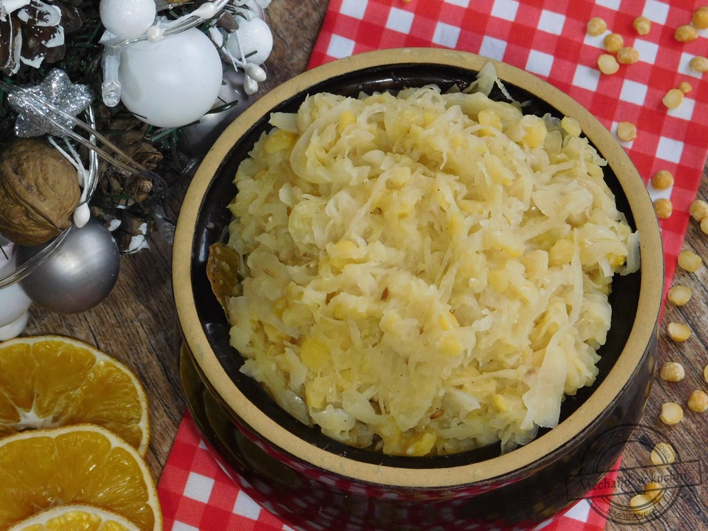 Mechanik W Kuchni Wigilijna Kapusta Z Grochem