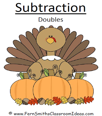 Fern Smith's Classroom Ideas FOFern Smith's Classroom Ideas FOREVER FREE Thanksgiving Subtraction Doubles Center Game and Interactive Notebook Activity.REVER FREE Thanksgiving Subtraction Doubles Center Game Interactive Notebook Activity. Fern Smith's Classroom Ideas FOREVER FREE Thanksgiving Subtraction Doubles Center Game and Interactive Notebook Activity.