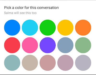 كيفية تغيير لون الشات وعلامة الاعجاب واسماء اصدقائك على فيس بوك ماسنجر