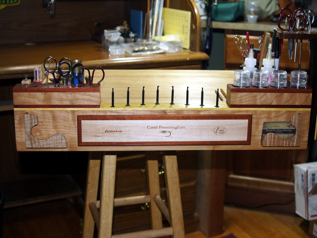cp's fly fishing and fly tying New tying bench Finest Fly Tying Benches of Colorado