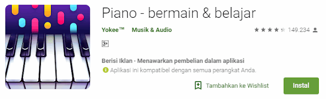Piano - Bermain & belajar Piano - Bermain & belajar