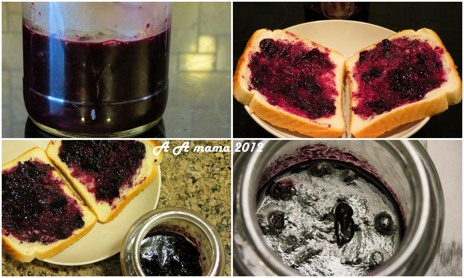 AA mama Blueberry Jam (bread machine)藍莓果醬