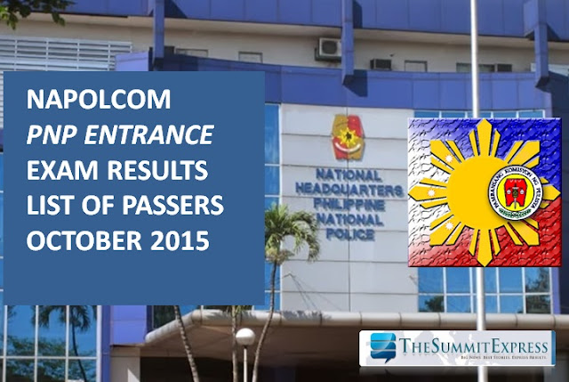 NAPOLCOM releases October 2015 PNP entrance exam results