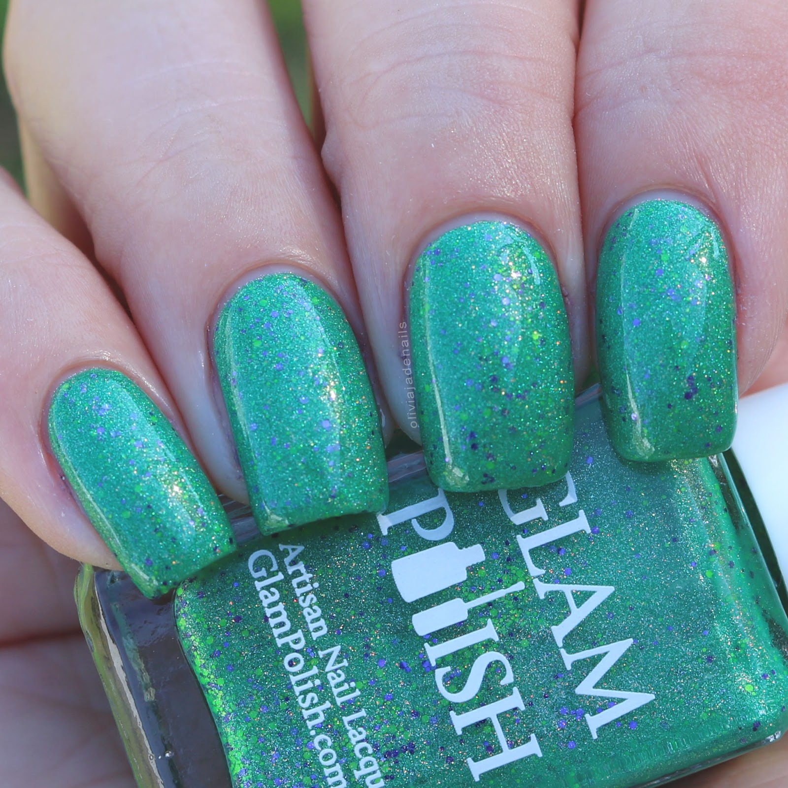 Glam Polish Frankenslime 2014 swatched by Olivia Jade Nails