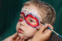 face painting paint easy boys halloween boy super toddler child skin makeup hero painted preschooler sensitive crafts craft