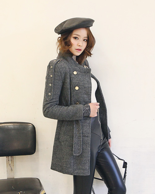 [Dabagirl] Modern Short Trench Coat | KSTYLICK - Latest Korean Fashion ...