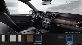 Màu ngoại thất Mercedes GLE 400 4MATIC Exclusive 2019 Nội thất Mercedes GLE 400 4MATIC Exclusive 2019 màu Đen 211