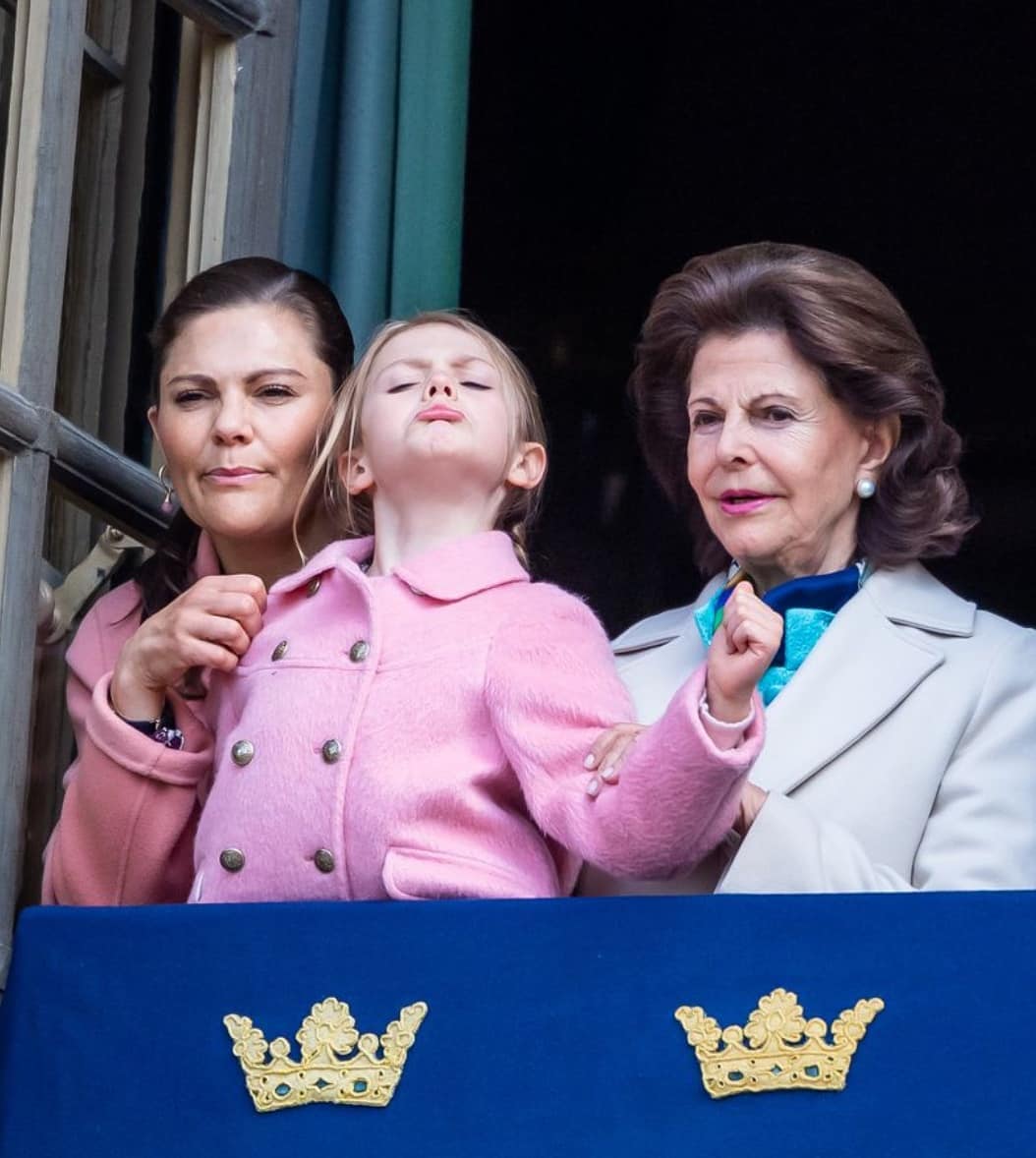 The Royal Children: Swedish RF: Princess Estelle and Prince Oscar at ...