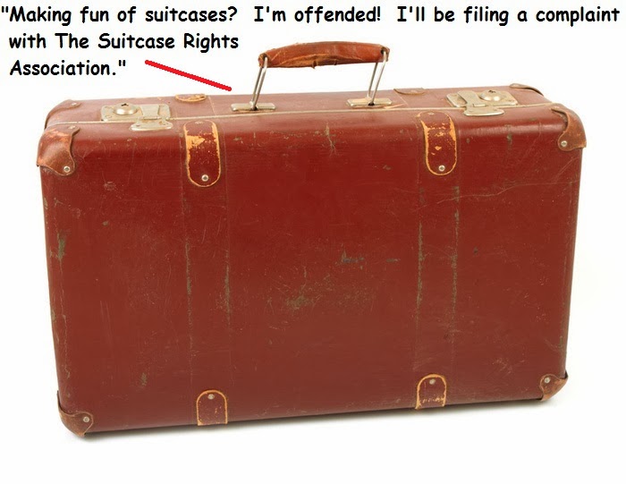 Funny Bone Technician SUITCASES? WHAT'S FUNNY ABOUT SUITCASES?