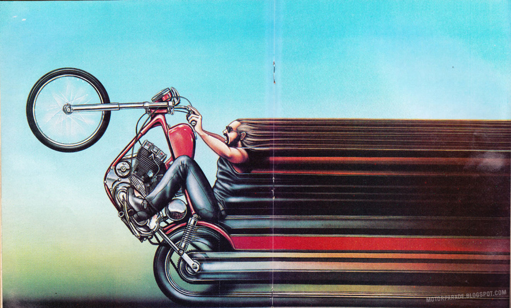 Easy Rider' David Mann, USA, 1981.