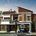 2790 sq-ft 4 BHK mixed roof house plan