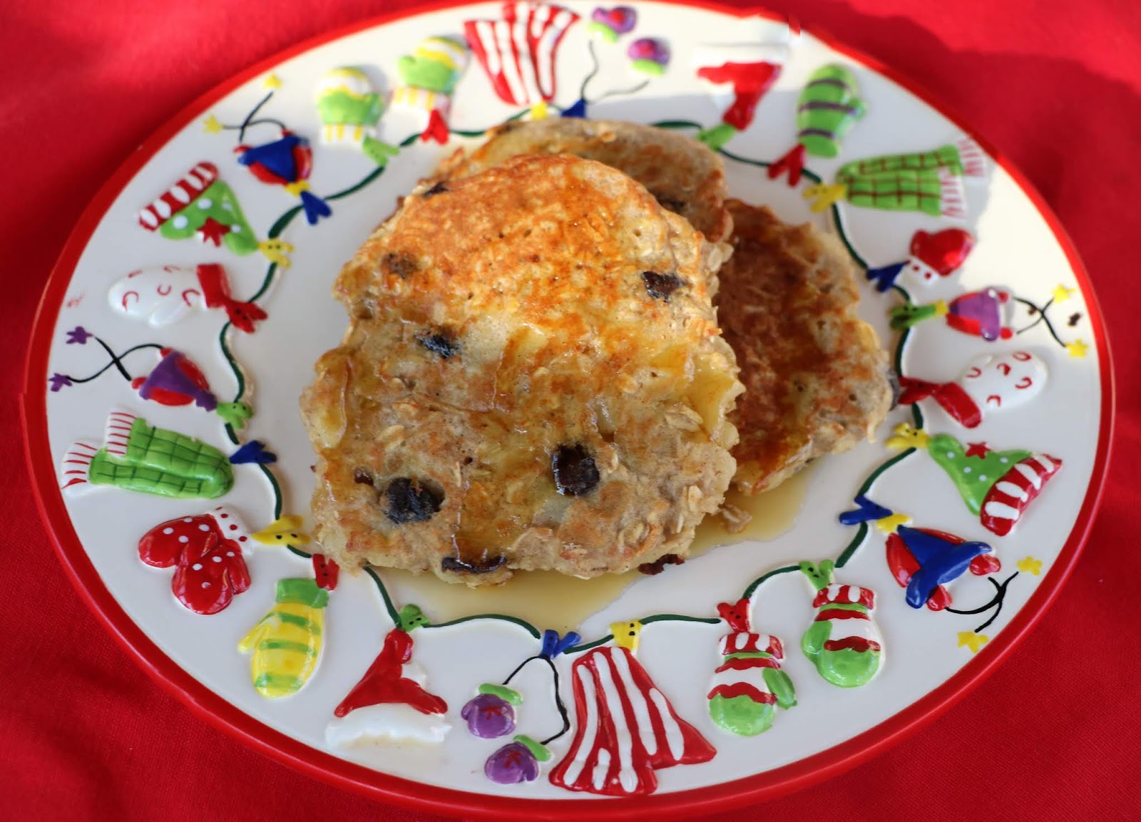 Yates Yummies Oatmeal Raisin Banana Pancakes