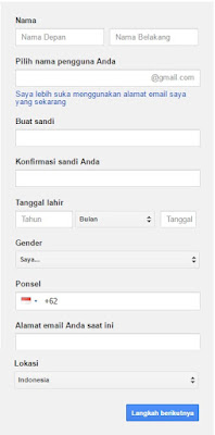 Daftar Akun Gmail Daftar Akun Gmail
