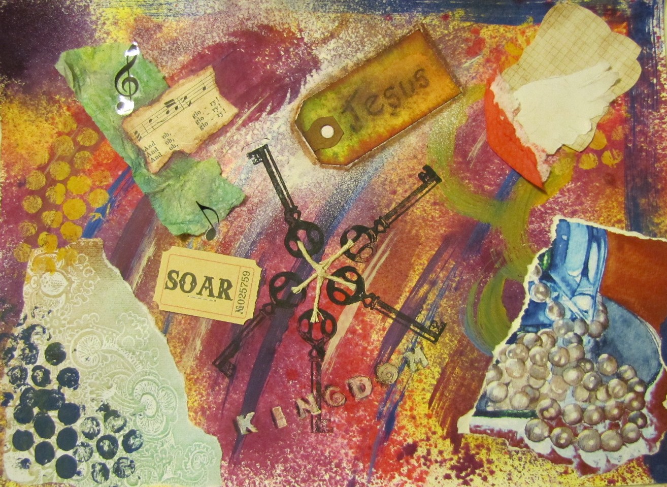Worshipping God "With All My Art" Mixed Media and Art Journaling With My Friends