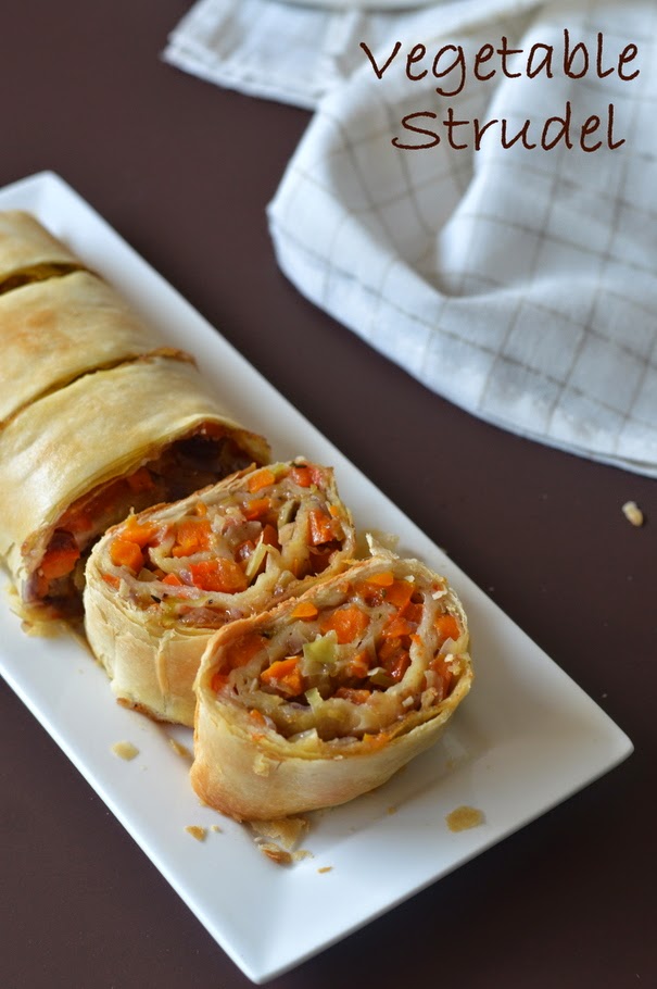 Palakkad Chamayal Vegetable Strudel
