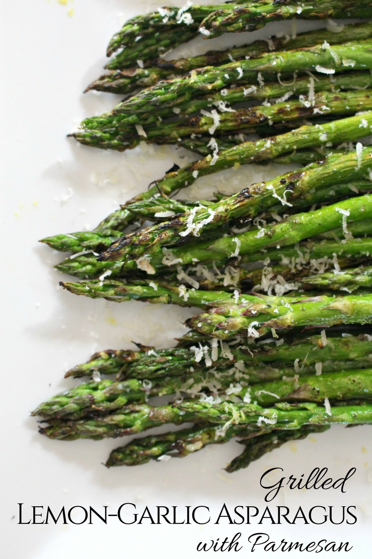 Mary Ellen's Cooking Creations Grilled LemonGarlic Asparagus with