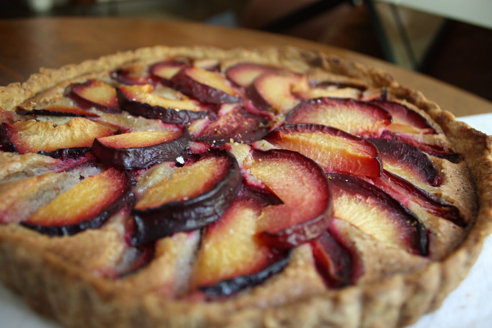 Soulful College Girl Plum Frangipane Tart
