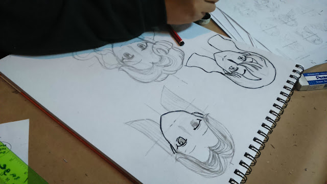 Foto del curso de dibujo manga en la ciudad de Panamá