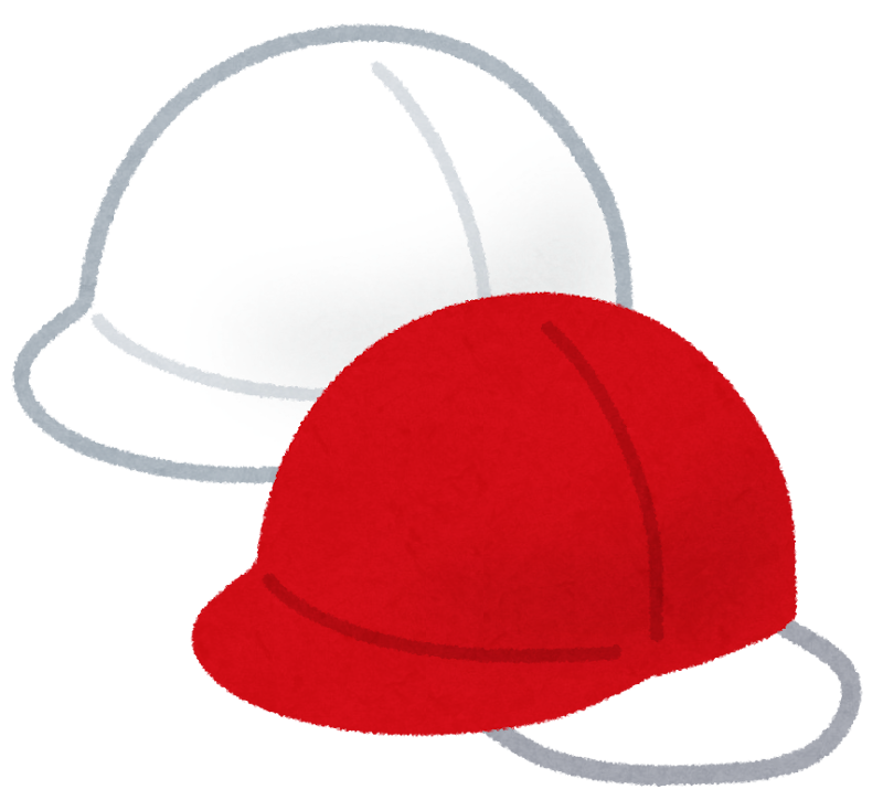 紅白帽 赤白帽のイラスト かわいいフリー素材集 いらすとや