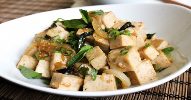 Spicy Basil Tofu Recipe Spicy Basil Tofu Recipe