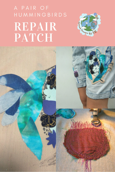 Hummingbirds  - Repair Patches & Embroidery