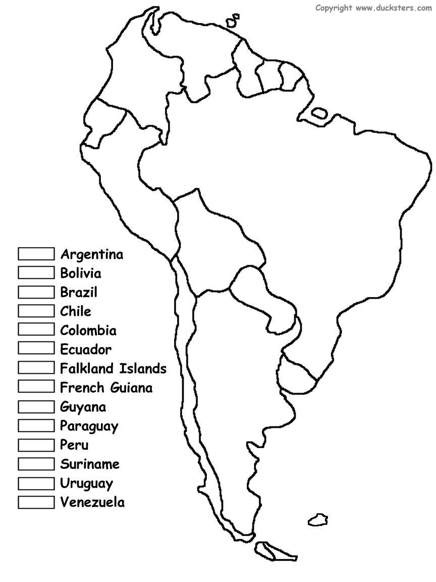 Homeschooling with a Classical Twist: South America Color in Map