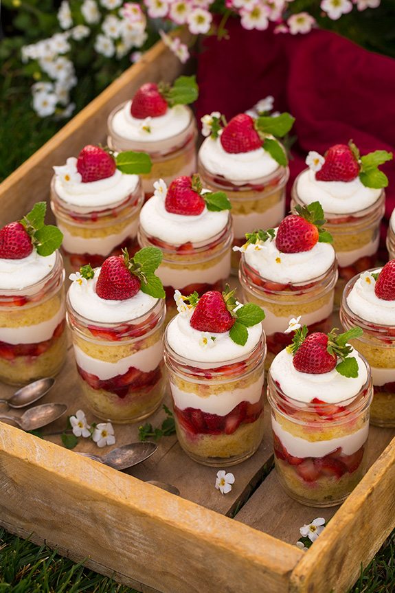 Strawberry Shortcake Trifles simple cooking, recipe