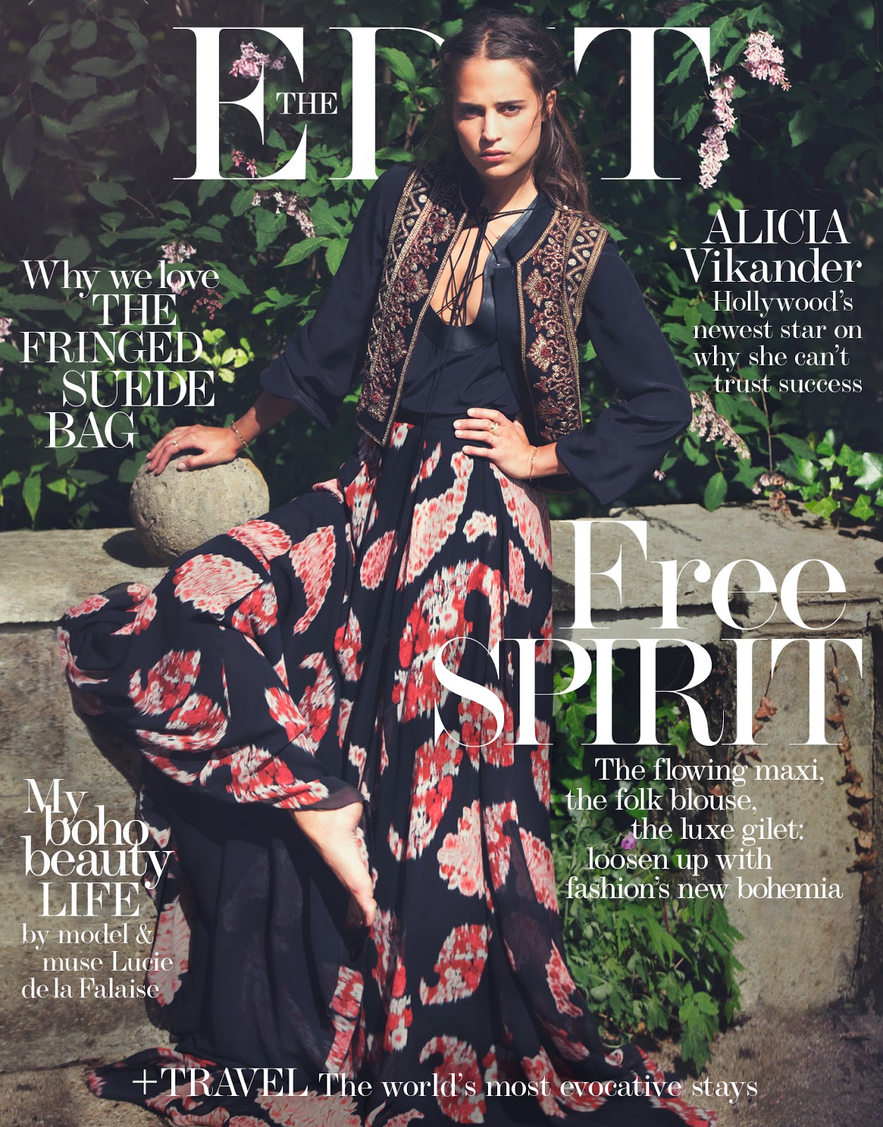 Alicia Vikander in The Edit Magazine July 30th, 2015 by David Bellemere