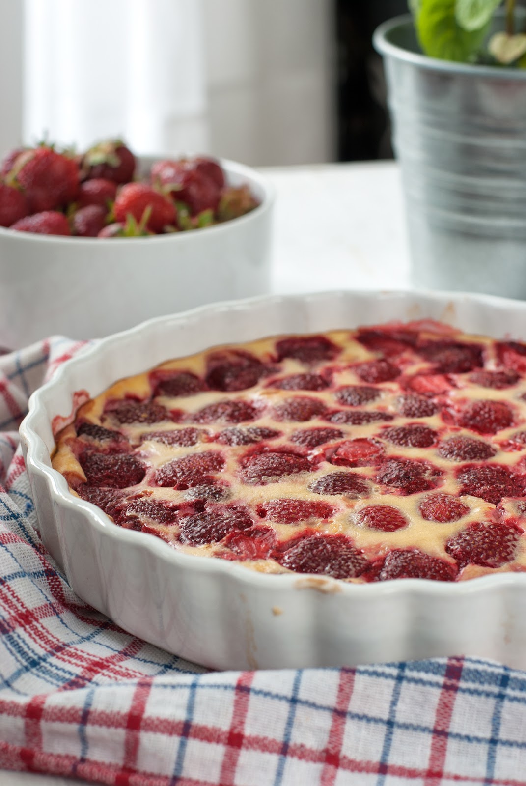 Bezglutenowe clafoutis z miodem