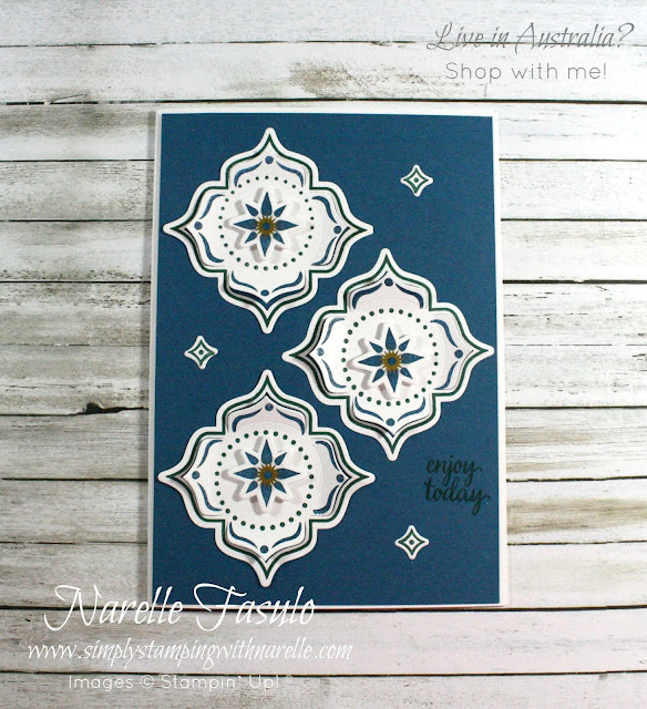 Get projects kits  with full colour instructions for projects like this in my Stamping By Mail Classes - see whats on offer this month here - http://www.simplystampingwithnarelle.com/p/stamping-by-mail.html
