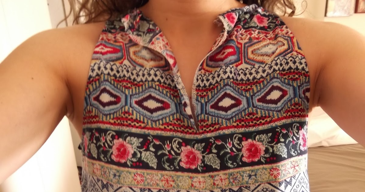 Refashion Coop Wearing a dress backwards