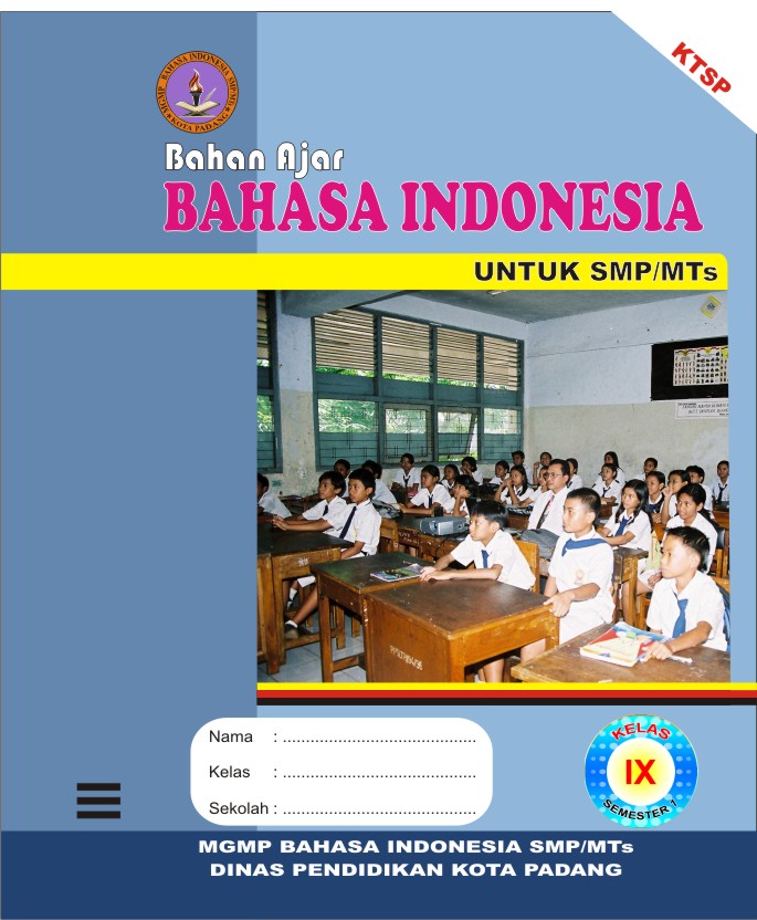 Design Grafis Cover Bahan Ajar SMP/MTs Kota Padang