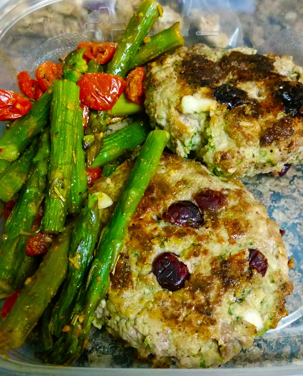 Guns and Buns Fitness Cranberry Feta Turkey Burger