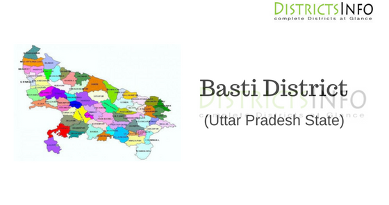 Basti district With Talukas in Uttar Pradesh State