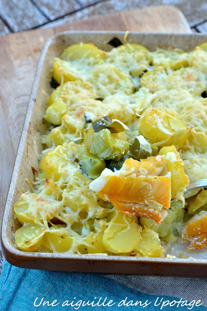 gratin de poisson fumé poireaux pomme de terre