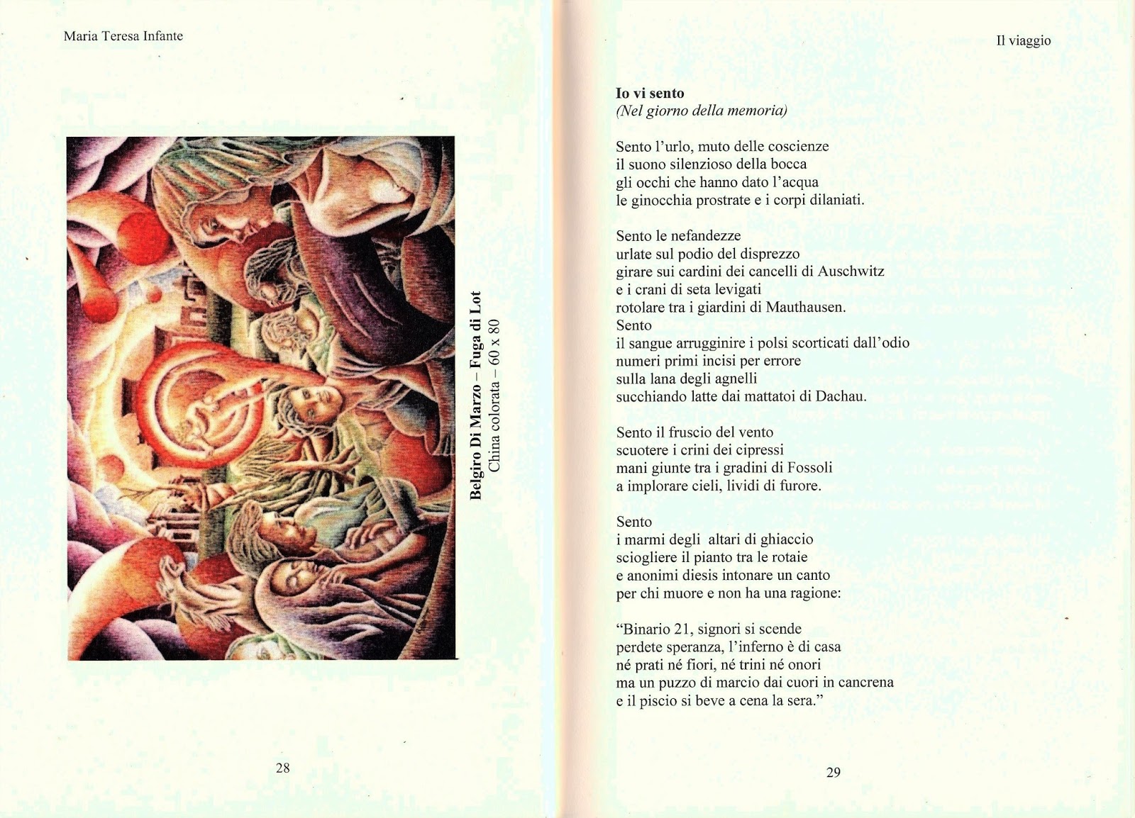 Leggendo Le Poesie Di Maria Teresa Infante Ne Il Viaggio Recensione E Video Poesia