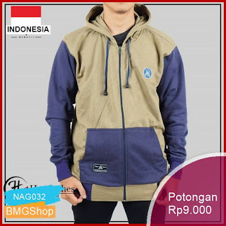NAG032 Jaket Cowok Big Size Jumbo Fleece Murah Bmgshop